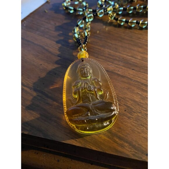 Golden Glow Collection: Two Pendant Necklaces & Vintage Silver Goblet Set - Picture 7 of 7